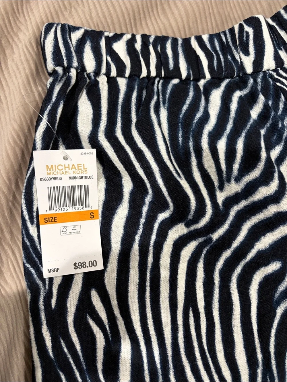 Michael Kors bold zebra
